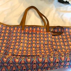 GUC oversized Stella and Dot reversible tote
